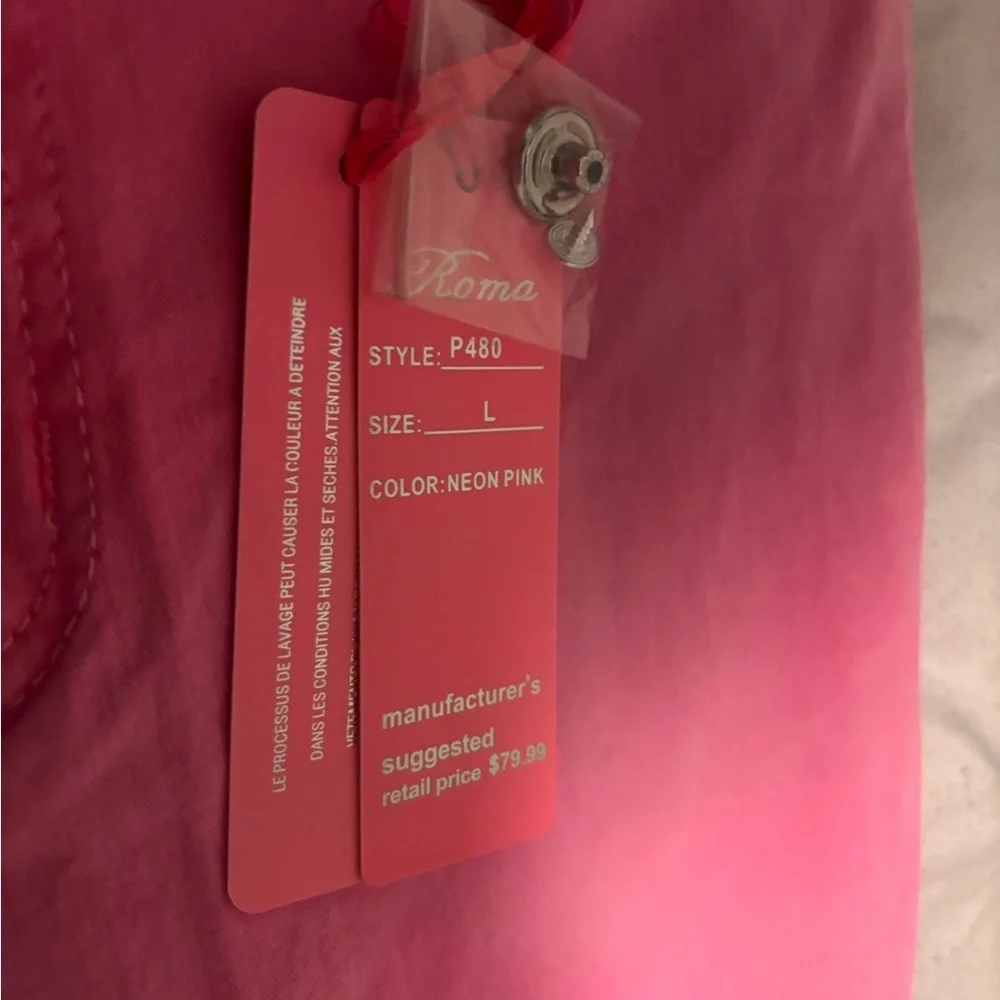 Roma Neon Pink Jeans - Picture 3 of 4